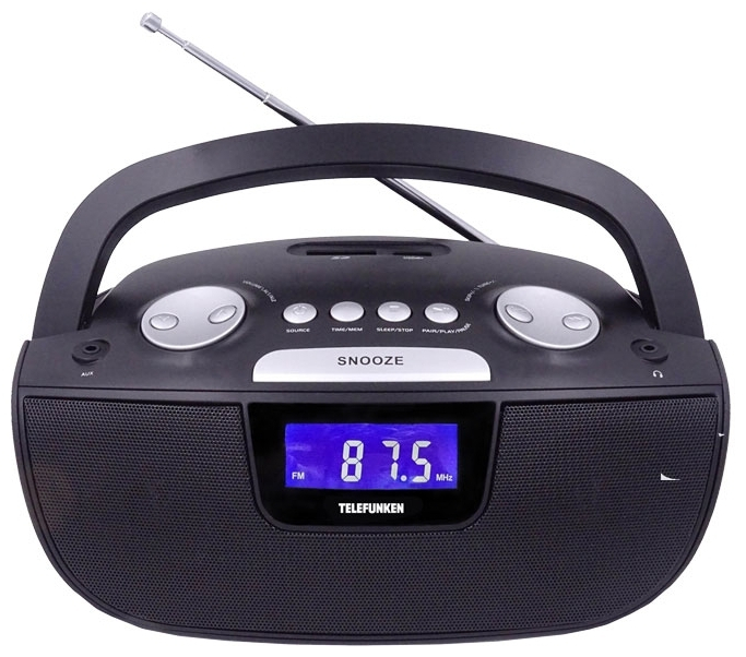 Магнитола Telefunken TF-SRP3469, черный