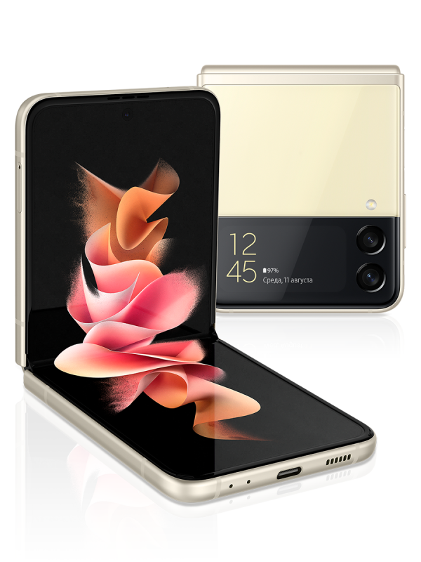 Смартфон Samsung Galaxy Z Flip3 256Gb Бежевый